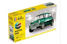 56153 Heller 1/43 Austin Mini Starter Kit with paints & brush